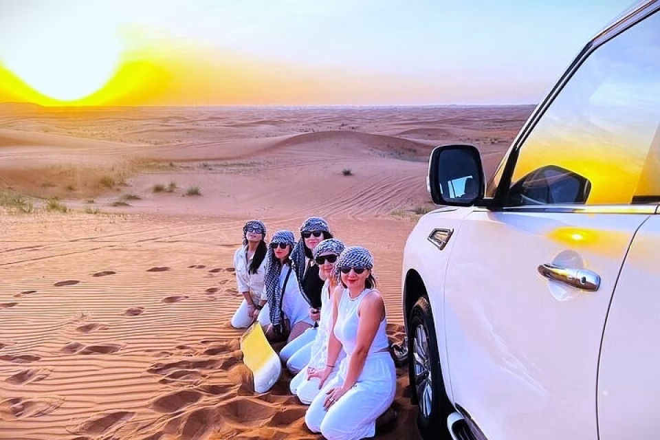 Morning desert safari